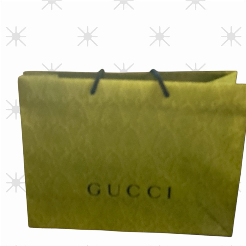 Gucci Gift Bag Large Green Card Stock 18’ X‎ 14’ X 6.5’.EUC